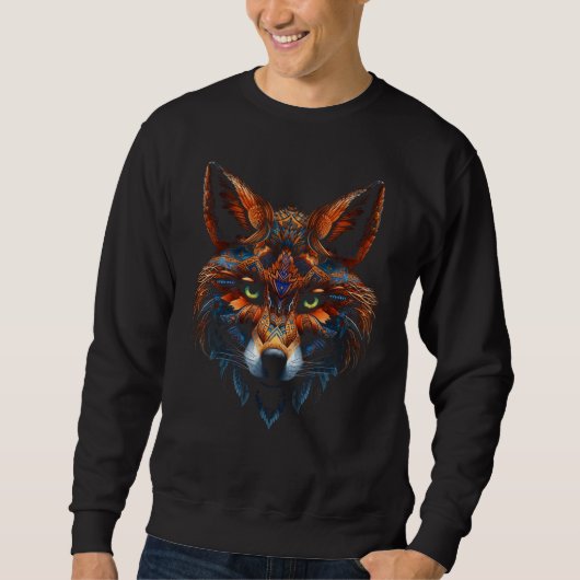 Sweatshirt Fox Animal Fox 6 (Devant)