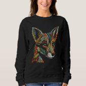 Sweatshirt Fox  Animal Fox 8 (Devant)