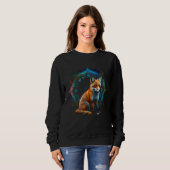 Sweatshirt Fox - Art Animal Fox (Devant entier)
