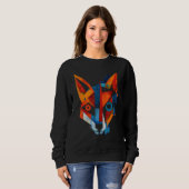 Sweatshirt Fox Artwork  Animal Fox (Devant entier)