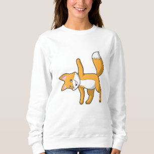 Sweatshirt Fox au Yoga Stretching