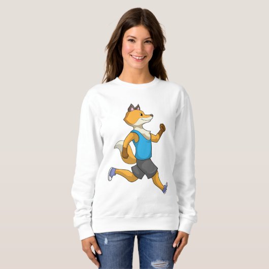 Sweatshirt Fox comme coureur à Running (Devant entier)