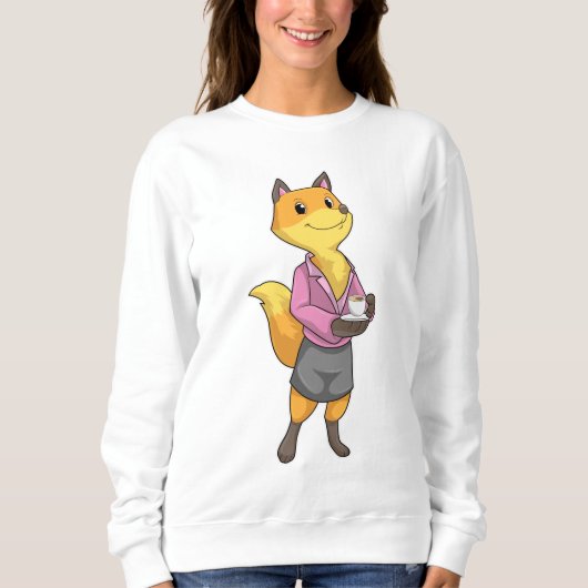 Sweatshirt Fox comme secrétaire de la Coupe du café (Devant)