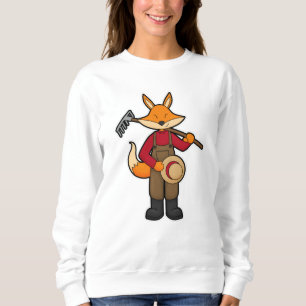 Sweatshirt Fox en fermier avec Rake & Casquette