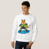 Sweatshirt Fox en Snowboard avec Snowboard (Devant entier)