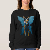 Sweatshirt Fox Fantasy Artwork - Animal Art Fox (Devant)