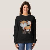 Sweatshirt Fox  for women men children  3 (Devant entier)