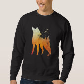 Sweatshirt Fox forest fox hunter hunting Fox 2 (Devant)