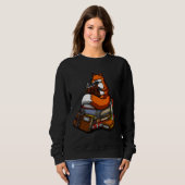Sweatshirt Fox Lire Un Livre (Devant entier)