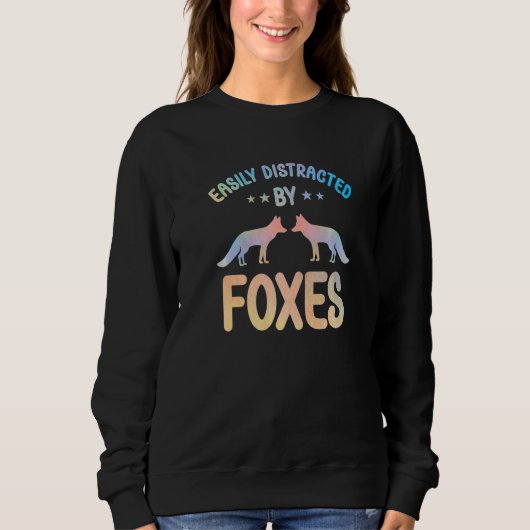 Sweatshirt Fox Outfit for Foxes Lovers Apparel Women Girls Pr (Devant)