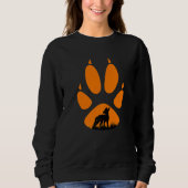 Sweatshirt Fox paw fox hunting hunt hunter  2 (Devant)