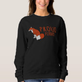 Sweatshirt Fox   Proud Furry Fox (Devant)