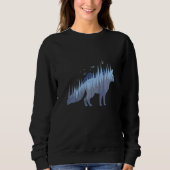 Sweatshirt Fox silhouette fox forest hunter  2 (Devant)