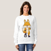 Sweatshirt Fox Soccer player Soccer (Devant entier)