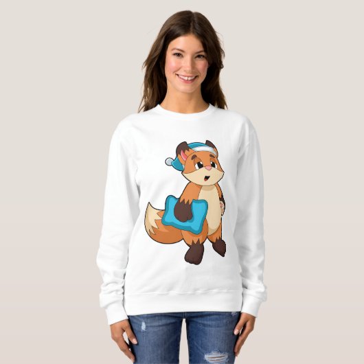 Sweatshirt Fox with Nightcap (Devant entier)