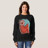 Sweatshirt Fraîcheur Cool Sleepy Sloth (Devant entier)