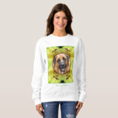 Sweatshirt Frame Lily Jaune Créez votre propre photo (Devant entier)