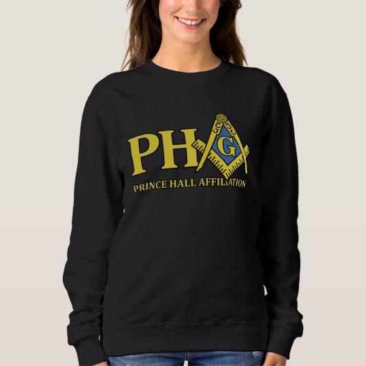 Sweatshirt Franc-Maçon Affiliation PHA Prince Hall (Devant)