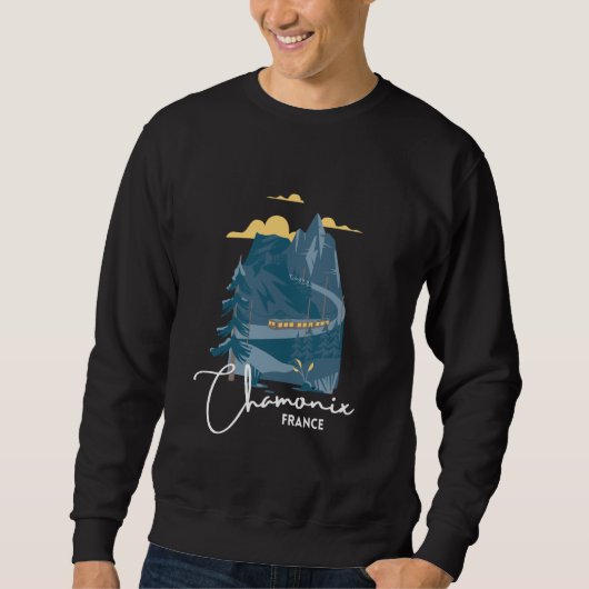 Sweatshirt France Chamonix Souvenir Chamonix (Devant)