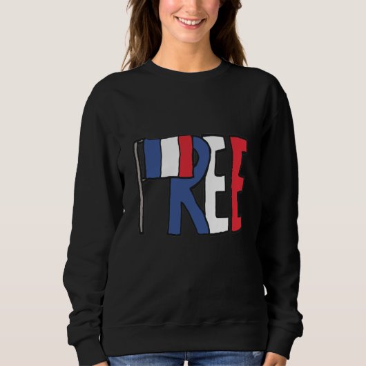 Sweatshirt France libre (Devant)