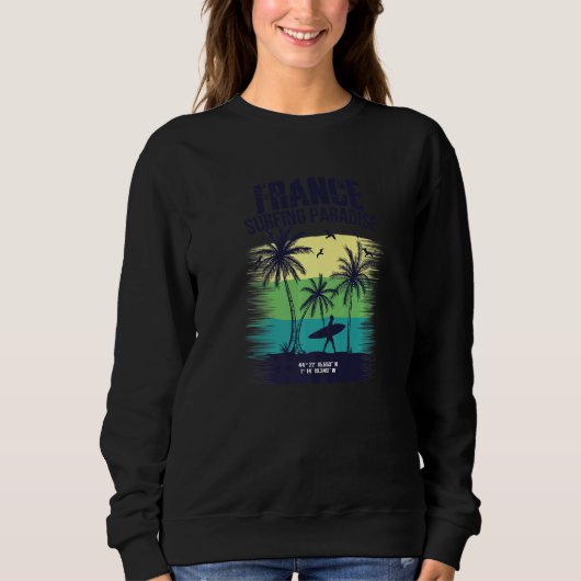 Sweatshirt France Surf 3 (Devant)
