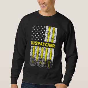 Sweatshirt Frapeau américain 911 Police de l'expéditeur