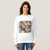 Sweatshirt Frapper le T-shirt Autism Mom Life (Devant entier)