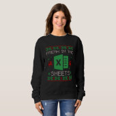 Sweatshirt Freak Dans La Feuille Vilain Noël (Devant entier)