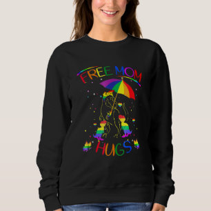 Sweatshirt Free Mom Hugs Lgbt Pride Mama Dinosaur Rex