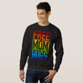 Sweatshirt Free Mom Hugs Rainbow Heart Lgbt Pride Mois 1 (Devant entier)
