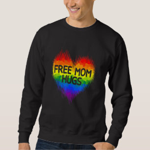 Sweatshirt Free Mom Hugs Rainbow Heart Lgbt Pride Mois _3