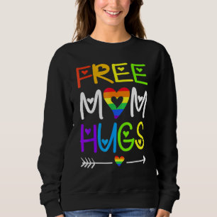Sweatshirt Free Mom Hugs Rainbow Heart Lgbt Pride Mois 4