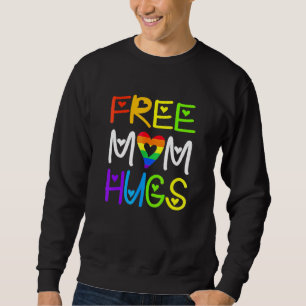 Sweatshirt Free Mom Hugs Rainbow Heart Lgbt Pride Mois _7