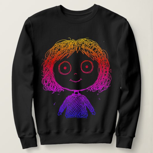 Sweatshirt Free-Style Character - Color Gradient (Design devant)
