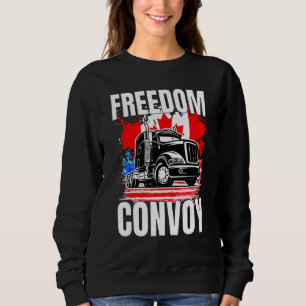 Sweatshirt Freedom Convoy 2022 À L'Appui Du Mandat Des Camion