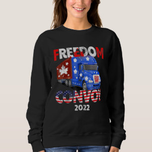 Sweatshirt Freedom Convoy 2022 À L'Appui Du Mandat Des Camion