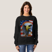 Sweatshirt Freedom Eagle 4th Of July American Veteran (Devant entier)