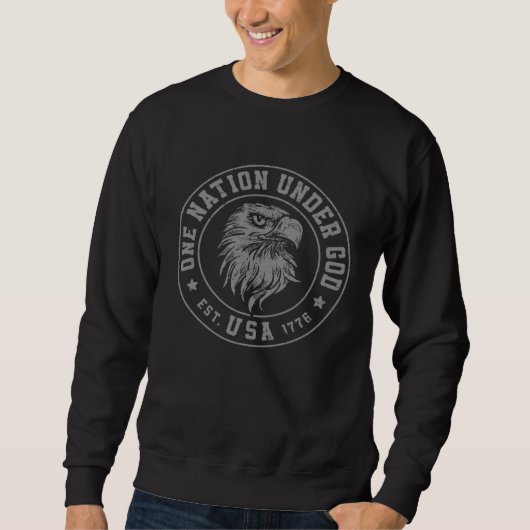 Sweatshirt Freedom Over Fear Pro Gun USA Flag 2nd Amendment   (Devant)