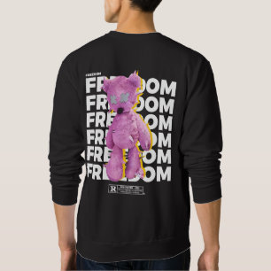Sweatshirt FREEDOM Vêtements de rue urbains cool