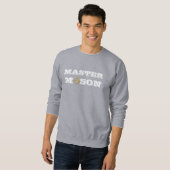 Sweatshirt Freemason Carré et Compass Master Mason (Devant entier)