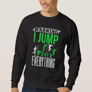 Sweatshirt Freerunner saying Backflip acrobatic Parkour