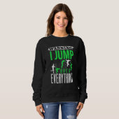 Sweatshirt Freerunner saying Backflip acrobatic Parkour (Devant entier)