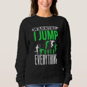 Sweatshirt Freerunner saying Backflip acrobatic Parkour (Devant)