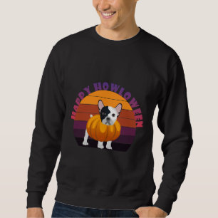 Sweatshirt French Buldog Ghost Funny Chien Halloween