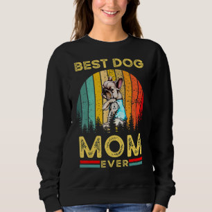 Sweatshirt French Buldog Tattoo Best Chien Maman Jamais Vinta
