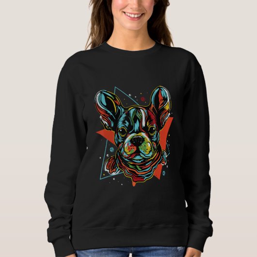Sweatshirt French Bulldog  Frenchie Dog Owner Graffiti (Devant)