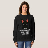 Sweatshirt French Bulldog Je Vais Te Lick Chien (Devant entier)