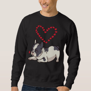 Sweatshirt French Bulldog Mom Frenchie Love Chien Heart
