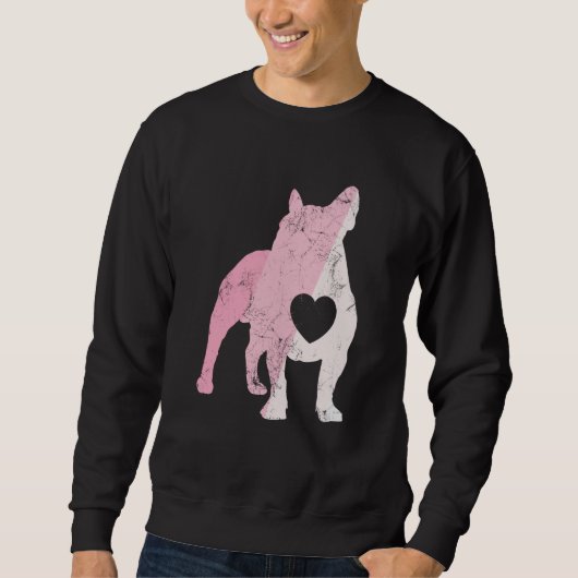 Sweatshirt French Bulldog Valentines Day Cupid Love Dog (Devant)