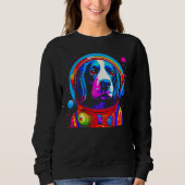 Sweatshirt French Spaniel Dog  Astronaut (Devant)